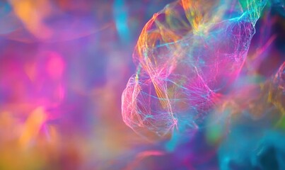 Obraz premium Abstrakcyjna mgławica kolorów
