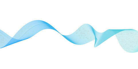 Abstract vector background with blue wavy lines,Abstract vector blue wave lines on white background,blending line background. colorful wave lines. blue lines background.