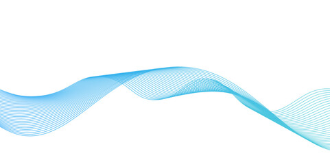 Abstract vector background with blue wavy lines,Abstract vector blue wave lines on white background,blending line background. colorful wave lines. blue lines background.