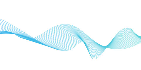 Abstract vector background with blue wavy lines,Abstract vector blue wave lines on white background,blending line background. colorful wave lines. blue lines background.