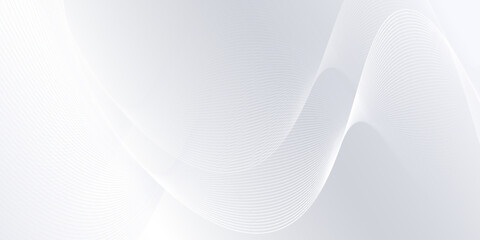 Abstract background with flowing lines. Digital future technology simple modern. Vector Eps10