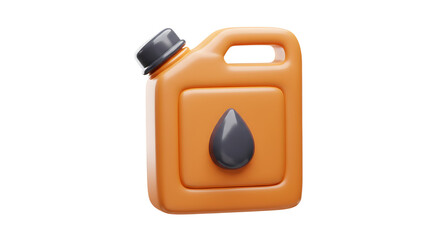 Obraz premium Motor Oil Container Graphic Illustration