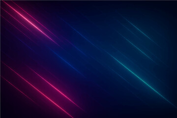 Abstract blue light laser space design with glowing lines and star patterns.