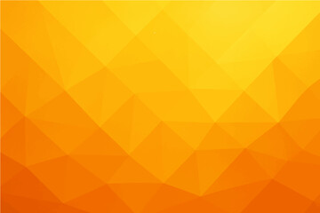 Abstract geometric background with a bright orange and yellow triangle pattern, ideal for seamless vector wallpaper design.