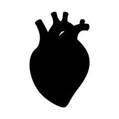 human with heart silhouette