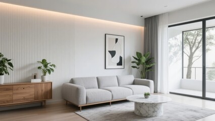 Modern Living Room with Minimalist Design
