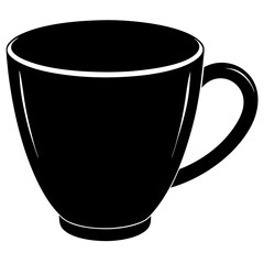 Cup vector Silhouette 