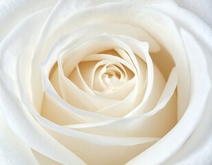 close up of beautiful white rose flower