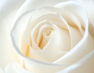 close up of beautiful white rose flower