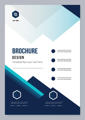 Modern business card template for presentation.