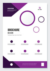 Modern business card template for presentation.