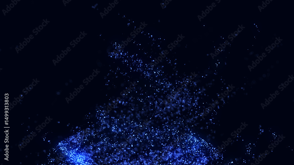 Poster abstract vortex particles background. dynamic wave moving in explosion. wormhole shimmering star dus