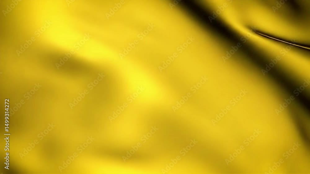 Poster abstract golden fabric flowing gently in a seamless motion background