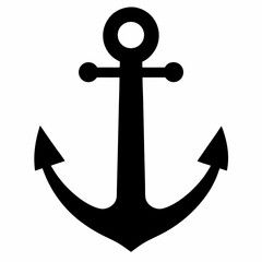 anchor on a white background