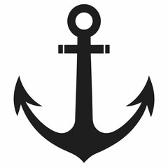 anchor on white background