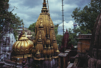 Vishwanath temple and masjid, Varanasi, Uttar Pradesh, India