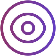 Eye Gradient Icon