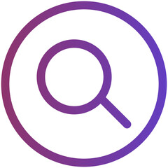Search Gradient Icon