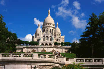 Sacre Coeur basilica , Paris , France Europe