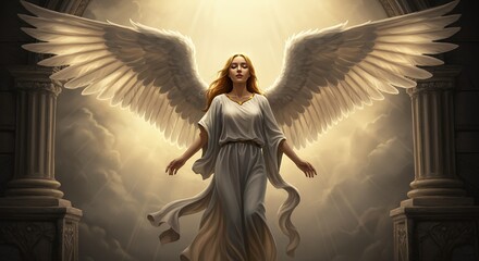 Angel with White Wings