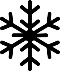 Minimalist Snowflake Icon