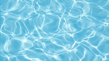 Obraz premium Abstract blue water flow with soft patterns, minimalist and serene