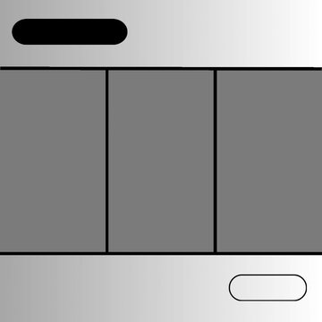 black and white vector illustration