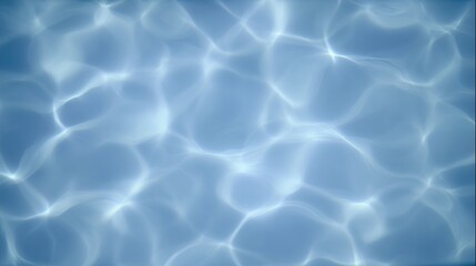 Abstract blue water flow with soft patterns, minimalist and serene