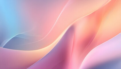 Abstract Pastel Wave Background