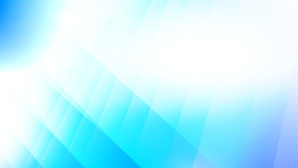 Abstract geometric white and blue color, modern design stripes background with glowing light. Vector illustration.