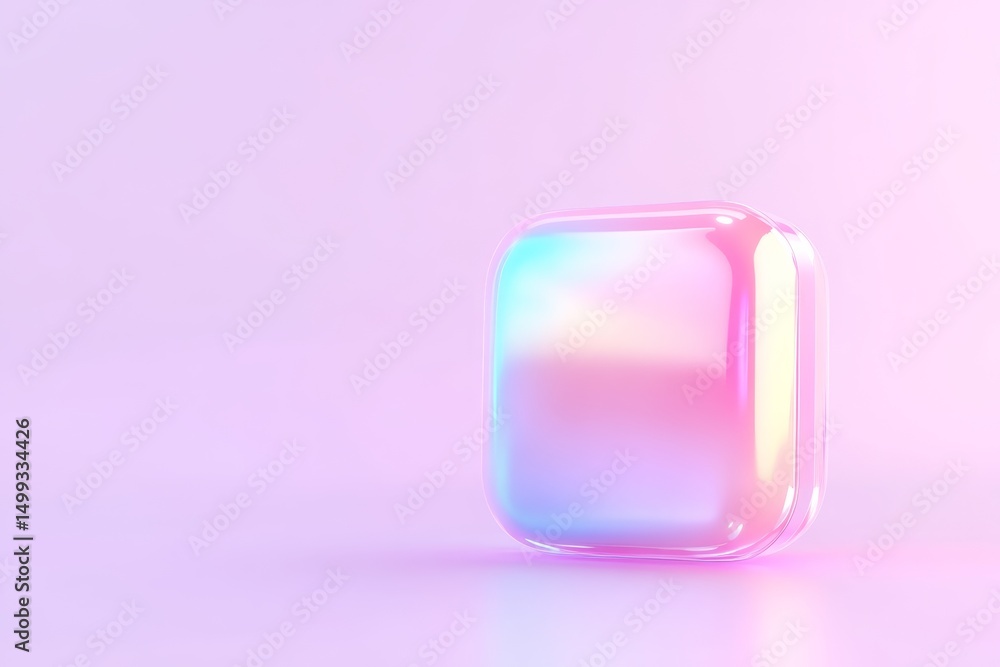 Aufkleber vibrant gradient ai chatbot icon design for digital interfaces
