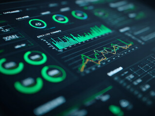 Advanced Data Analytics Dashboard: Real-Time Visualization of Business Intelligence and Performance Metrics