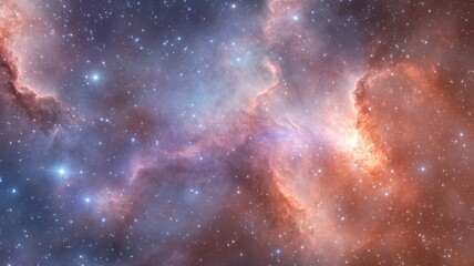 Zodiac night sky: gemini constellation and star patterns in celestial clouds