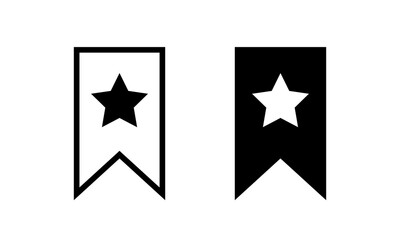Bookmark, favorite mark icon in trendy style. Save sign symbol