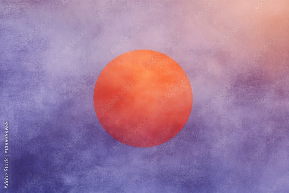 Aufkleber vibrant abstract gradient circle on textured background for modern design projects