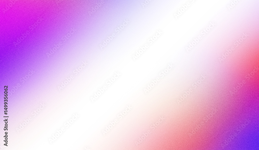 Poster Abstract diagonal black line on vibrant color gradient background.