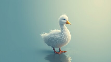 Fototapeta premium Adorable Duckling Art Design for Print