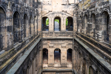 Naklejka premium Interior view of Porta Nigra Roman gate in Trier, Germany