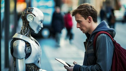 AI Artificial Intelligence brain and circuit digital hologram and internet of things on modern city background. Double exposure city of Internet of Things,communication network concept - Powered by Adobe