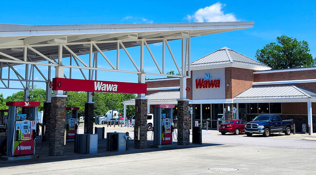 Wawa Gas Station and Convenience Store in Manassas, VA, USA