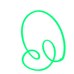 bubble squiggle abstract modern design asset scribble ink line shape