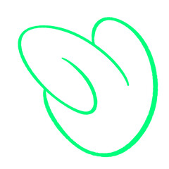 bubble squiggle abstract modern design asset scribble ink line shape