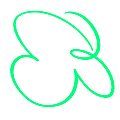 bubble squiggle abstract modern design asset scribble ink line shape