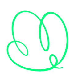 bubble squiggle abstract modern design asset scribble ink line shape