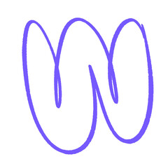 bubble squiggle abstract modern design asset scribble ink line shape