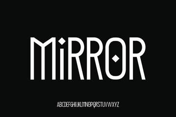 Display alphabet font vector design suitable for headline, poster, logo, magazine and many more