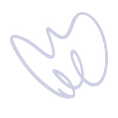 bubble squiggle abstract modern design asset scribble ink line shape