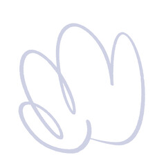 bubble squiggle abstract modern design asset scribble ink line shape