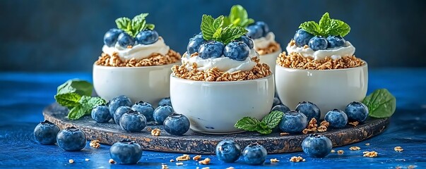 Blueberry Granola Yogurt Parfait