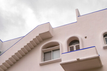 Huge resort and hotel complex in Playa del Carmen Mexico.